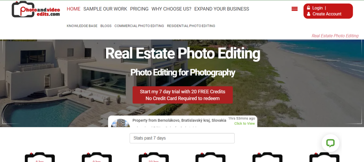 Homepage of PhotoAndVideoEdits